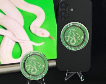 Deftones Inspired MagSafe Phone Grip - private music Logo Phone Accessory