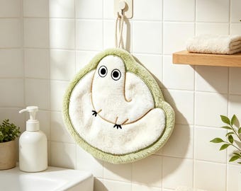 Brushbuddy Hand Towel, Cute Anime Hanging Towel, Soft Absorbent Kitchen Bathroom Towel, Witch Hat Atelier Fan Gift