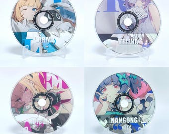 ZZZero Acrylic CD Display, Zenless Zone Zero Character Art Disc, Anime Desk Decoration, Remielle Norma Velina Aria Sunna Merch