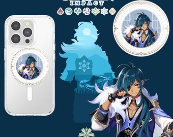 Kaeya MagSafe-telefoongreep/-standaard | Genshin Impact Mondstadt-fanmerchandise