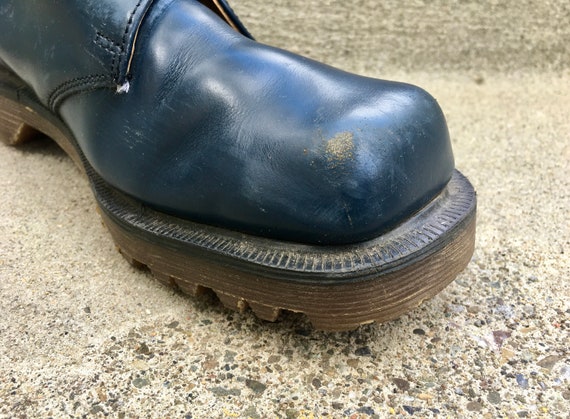 Weltless -- Vintage pair of blue leather Doc Mart… - image 8