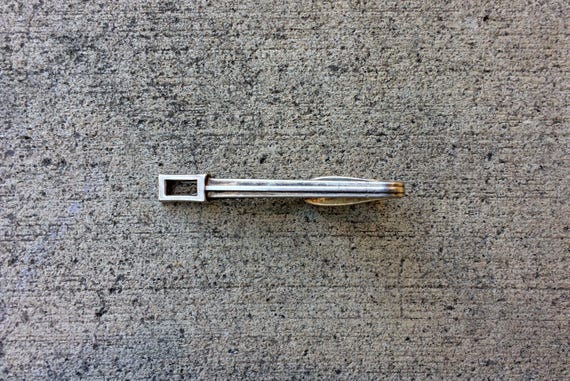 Rectangular Frame -- Vintage silver tone rectangu… - image 2