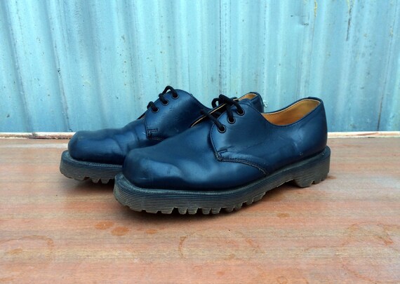 Weltless -- Vintage pair of blue leather Doc Marte