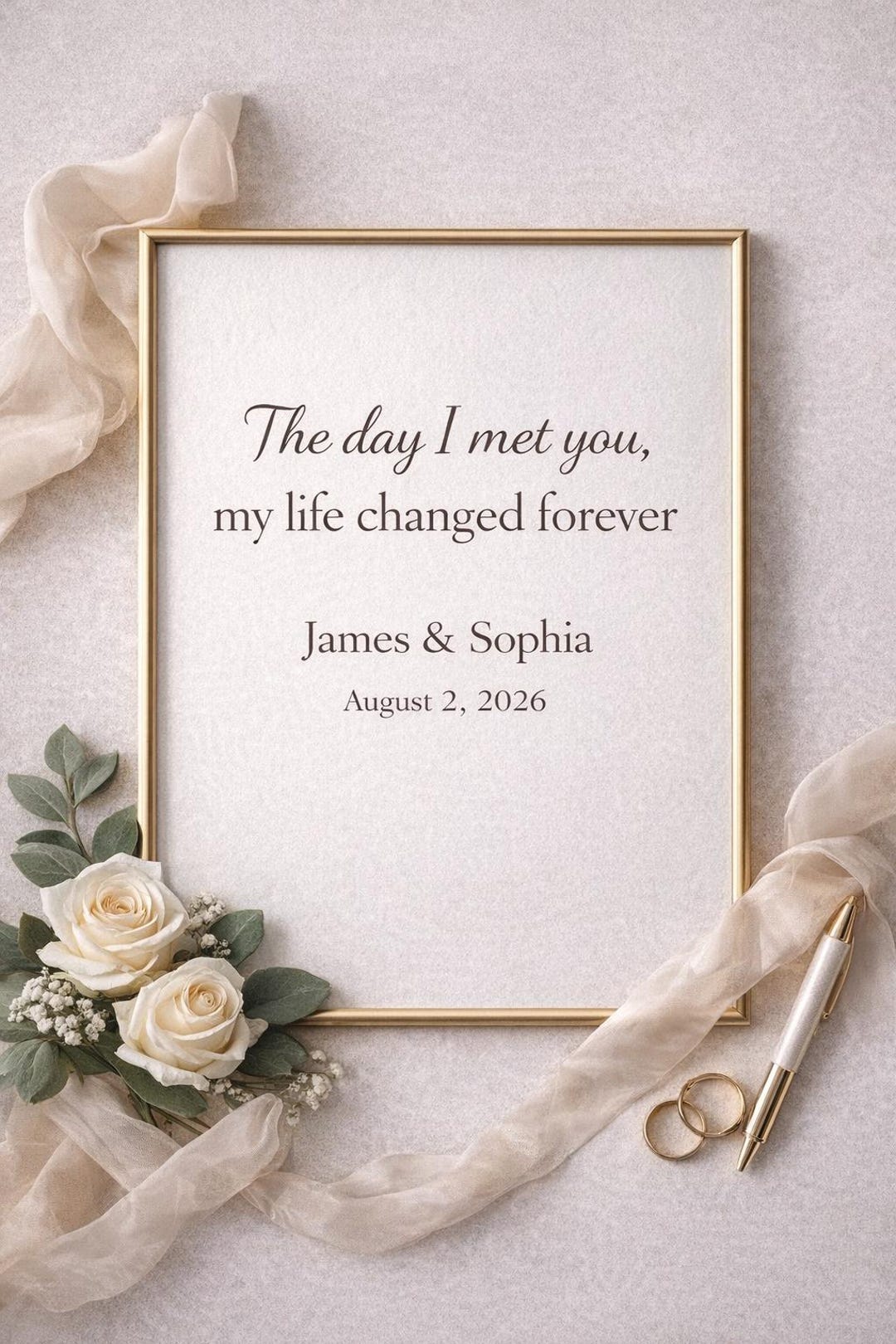 Custom Couple Poster | Personalized Love Print | Anniversary Gift ...