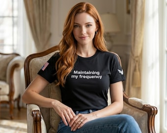 Comfort Colors®Custom Shirt, Pflege meiner Frequenz T-Shirt, personalisiertes T-Shirt, Inspirationsgeschenk, Premium Baumwolle Kurzarm