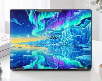 ThinkPad L13 2-in-1 Gen 6 Skin Aesthetic Arctic Scenery Laptop Skin Customizable Anniversary Gift Perfect  Husband for Yoga Ideapad Slim
