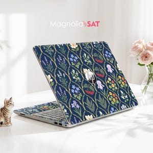 Hp Omnibook flip 14 Skin Vintage Botanical Garden Design Back To School Gift For Envy Pavilion  Zbook Elite Probook Series