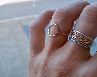 Karma Ring [14k Yellow Gold Fill] Stacking Ring - custom made to order