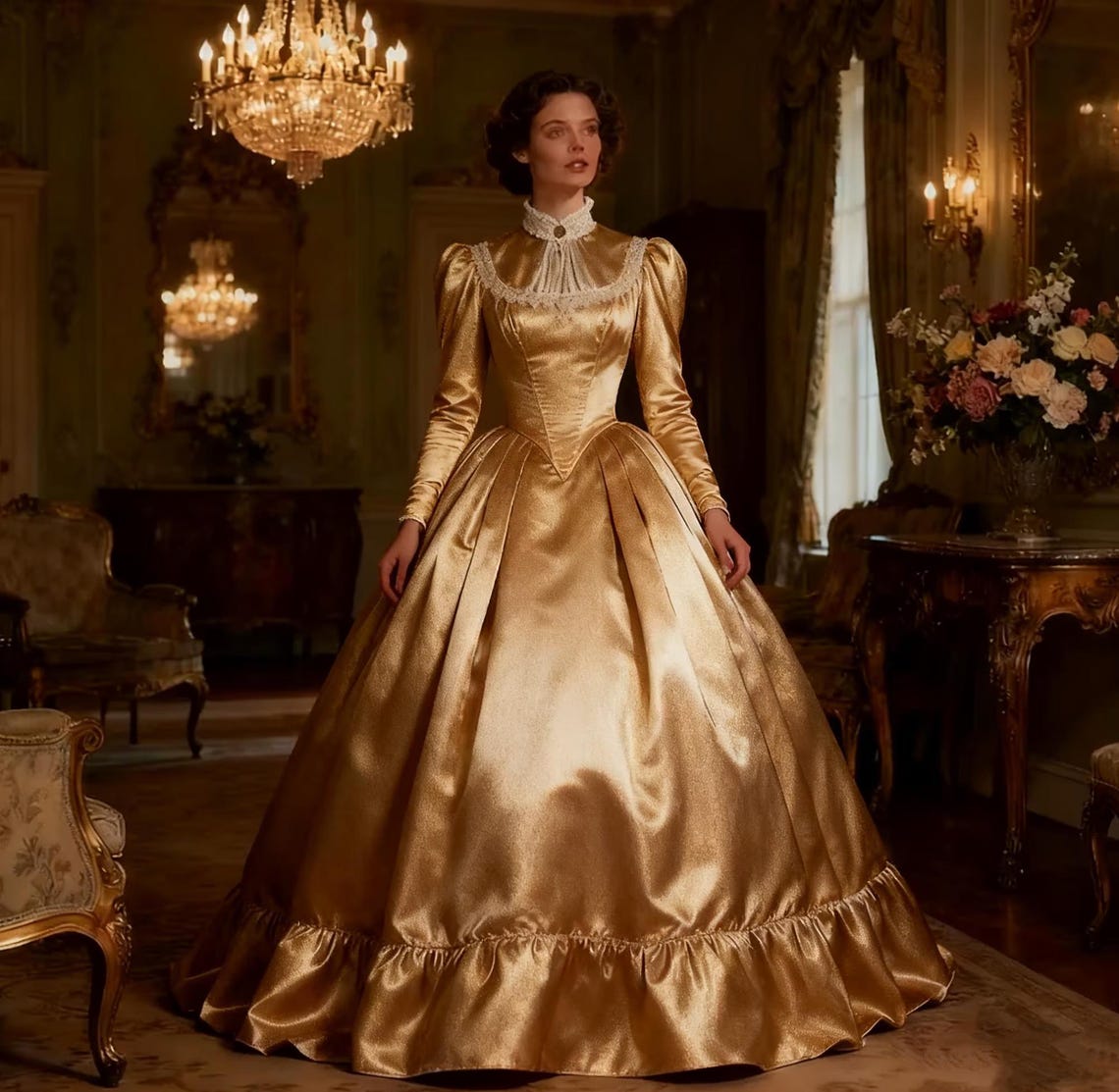 Ballroom Robe Medieval Medieval Ball Gowns, Victorian Evening , Customizable. - Etsy