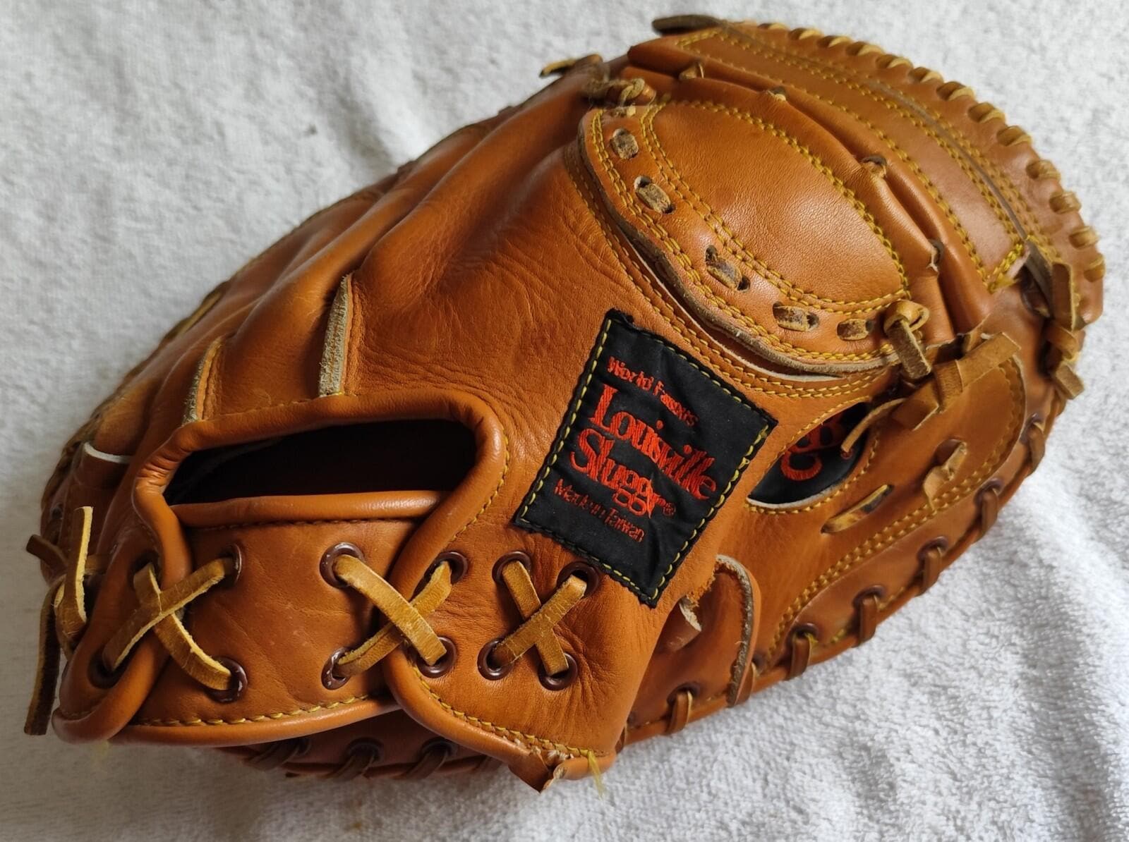 Slugger ヴィンテージキャッチャーミット Slugger ヴィンテージキャッチャーミット Louisville Slugger Glove - Etsy