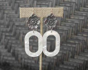 Luminous Flower Earrings
