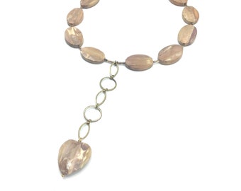 Muted Heart Necklace