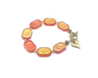 Blazing Flowers Bracelet
