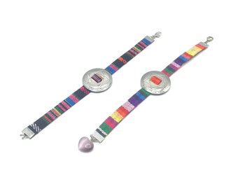 Southwest Textile Bracelet - Round