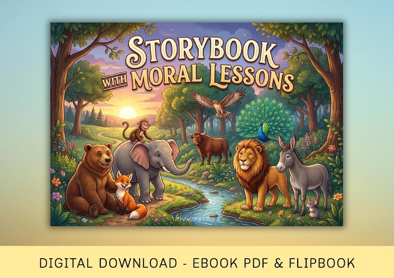 Story Lessons Stories With Moral Lessons for Kids – Book 1 | 10 Illustrated Stories ...