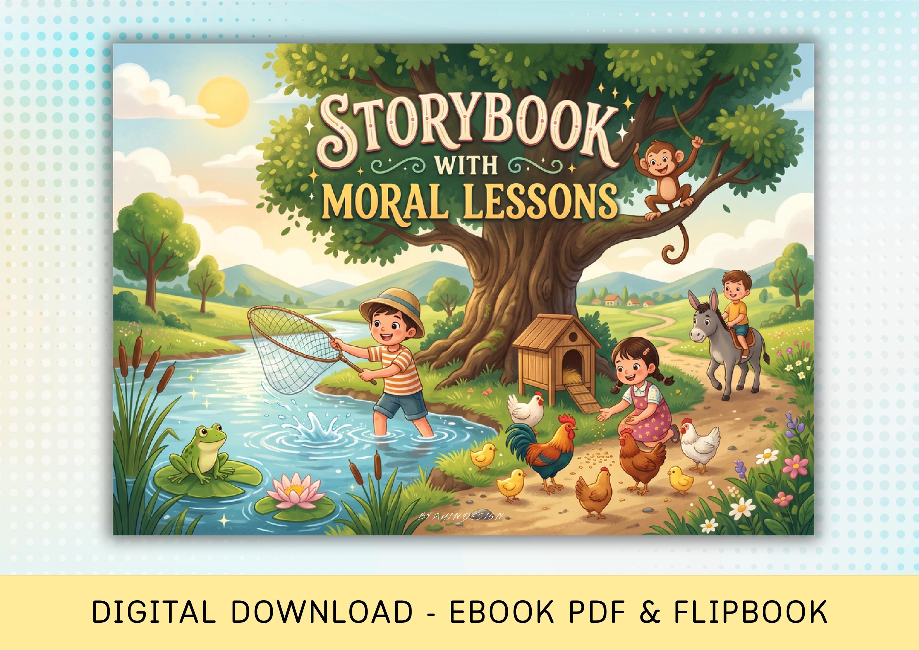 Stories With Moral Lessons for Kids – Book 3 | 10 Illustrated Stories ...