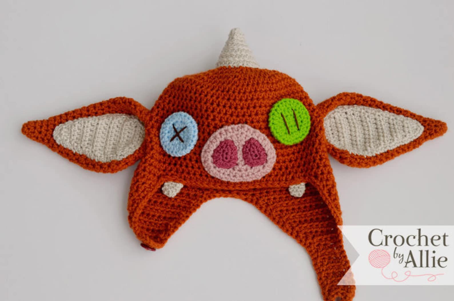 Bokoblin Mask BOTW Zelda Link Crochet by Allie Breath of Etsy