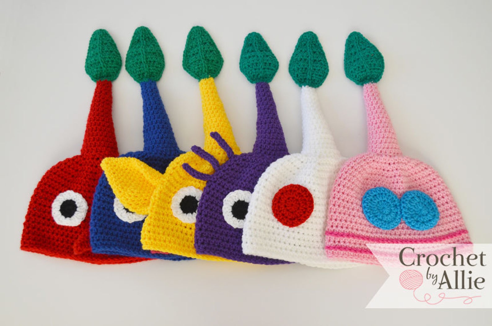 White Pikmin Hat 2T Adult Crochet by Allie Etsy