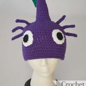 Purple Pikmin Hat, 2T - Adult, Crochet By Allie