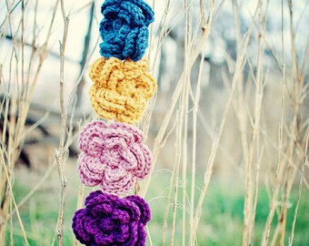 Chloe Crochet Flower Clip