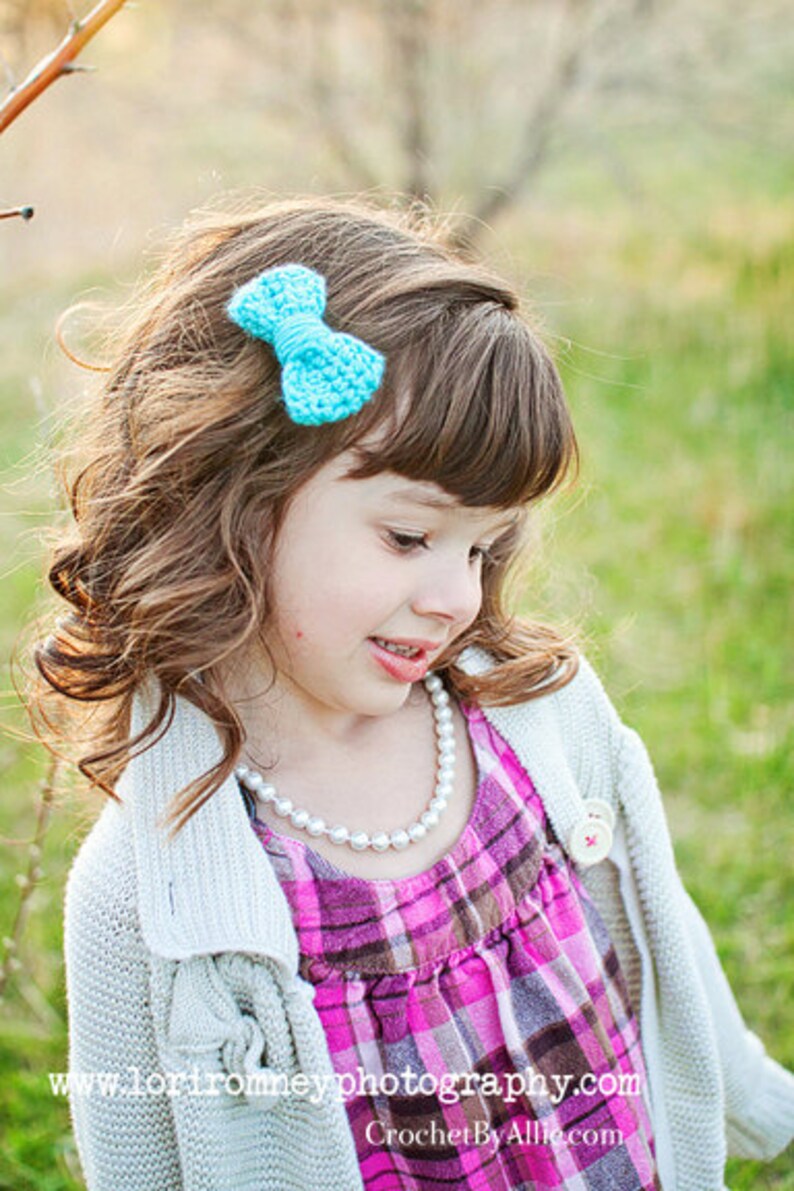 Crochet Bow Crochet by Allie