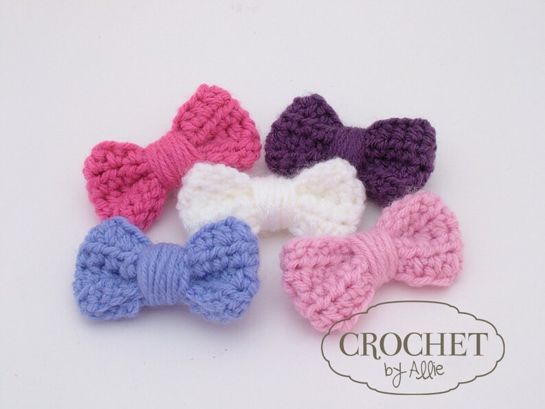 Crochet Bow Crochet by Allie