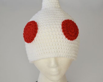 White Pikmin Hat, 2T - Adult, Crochet By Allie