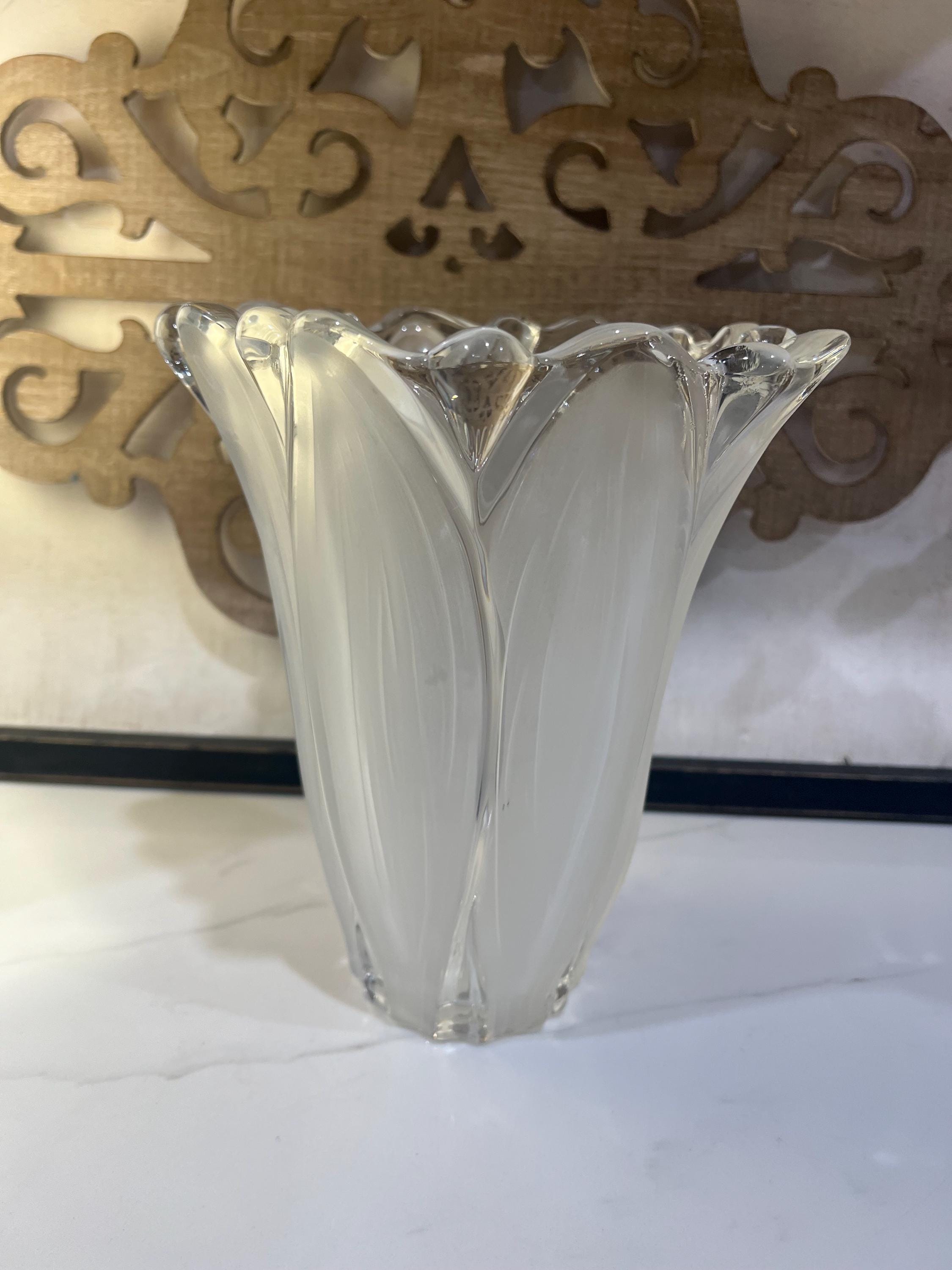Mid Century German Glass Vase - Etsy