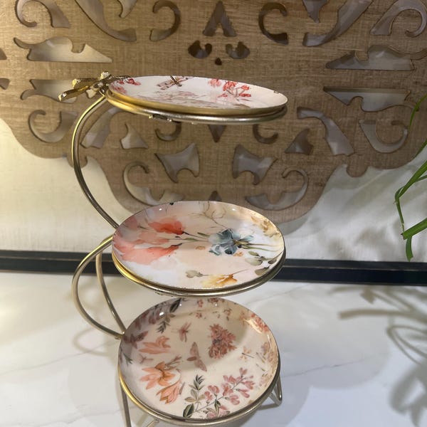 Decoratief sieradenblad met 3 niveaus