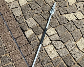 Viking Spear Decor Replica 84 Inch Norse Medieval Display Piece Handcrafted Stainless Steel Tip Historical Home Decor Gift for Him