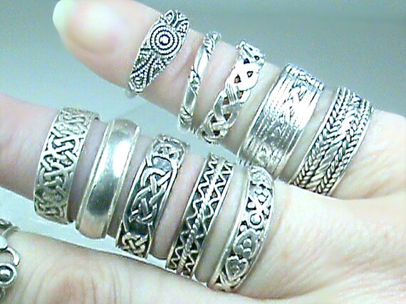 Silvertone Large Celtic Vine Cross You Are More Loved Bangle Bracelet