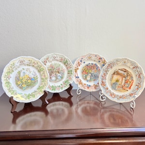 Brambly Hedge Four Seasons Plates - Etsy