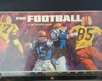 1966 Vintage Pro Football A 3M Sports Game COMPLETE Tabletop Board Game