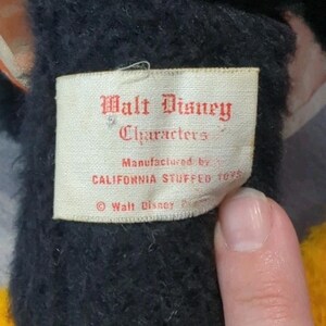 Vintage 1960s Walt Disney Minnie Mouse Plush Dolls (2) Twins image 3