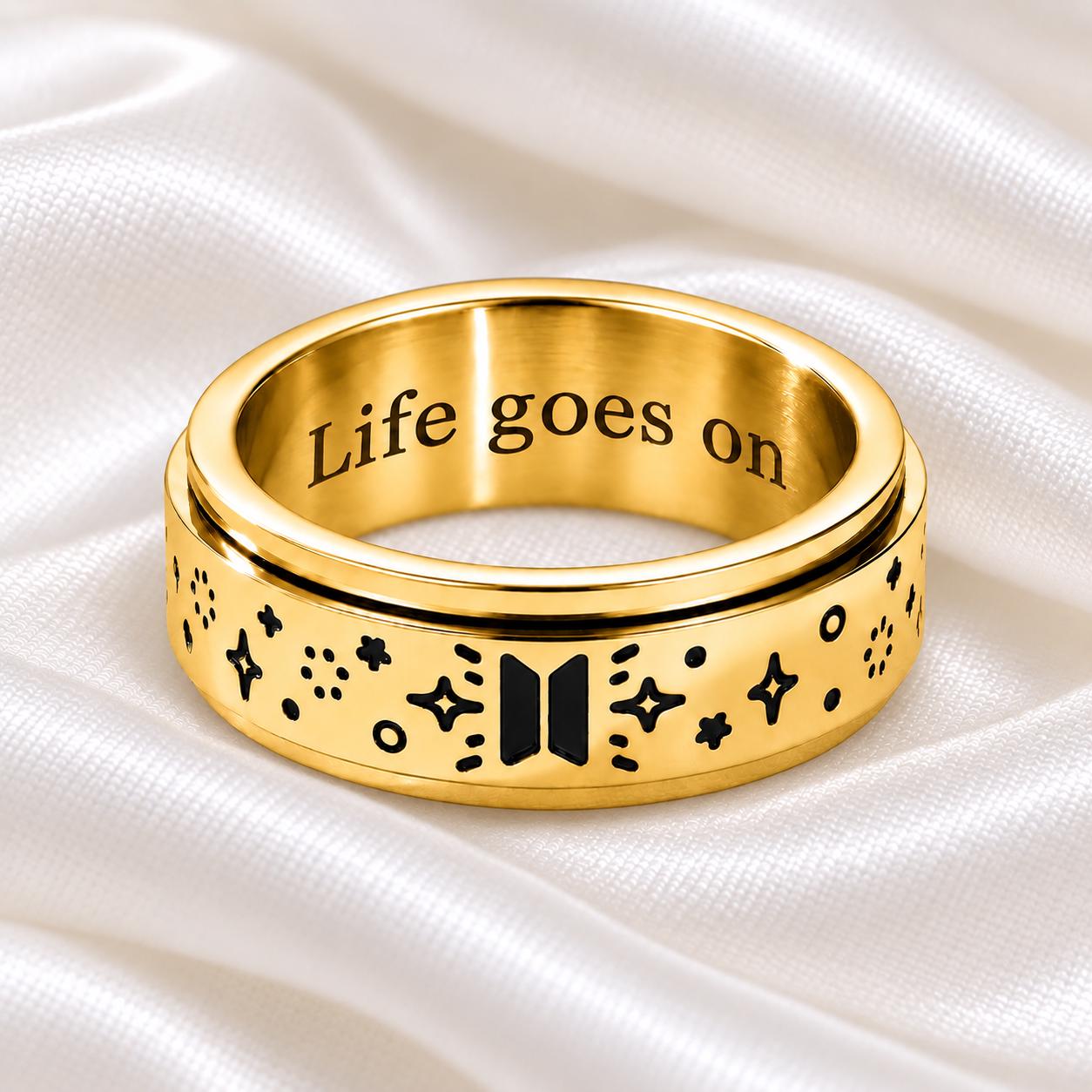 Life Goes on Bts Ring - Etsy