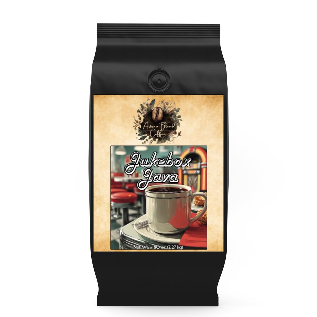 Jukebox Java Medium Roast Coffee Beans | Retro Diner Blend, Small Batch ...