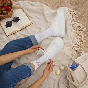 Funny Brain Socks | Minimalist Nerd Humor Crew Socks, Programmer Gift