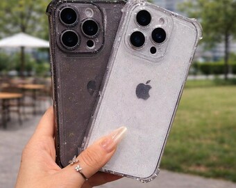 Glitter TPU iPhone Case, Shockproof Soft Silicone Bumper Cover