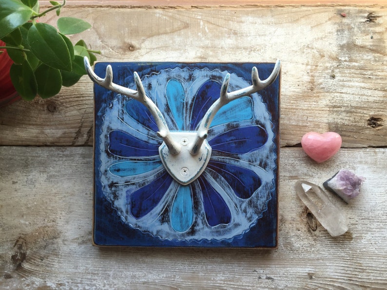 Chalk Painted Jewelry Holder
