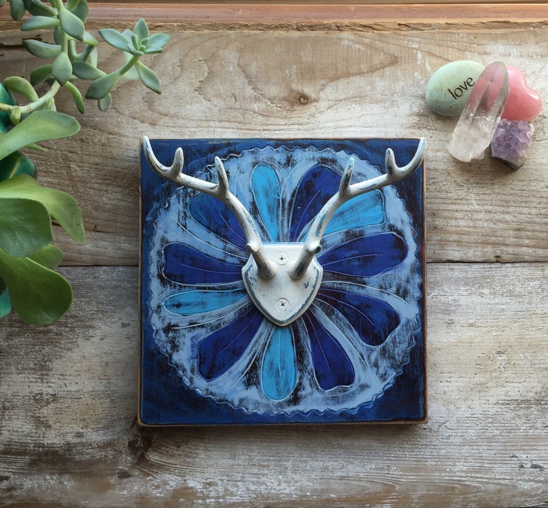 Chalk Painted Jewelry Holder