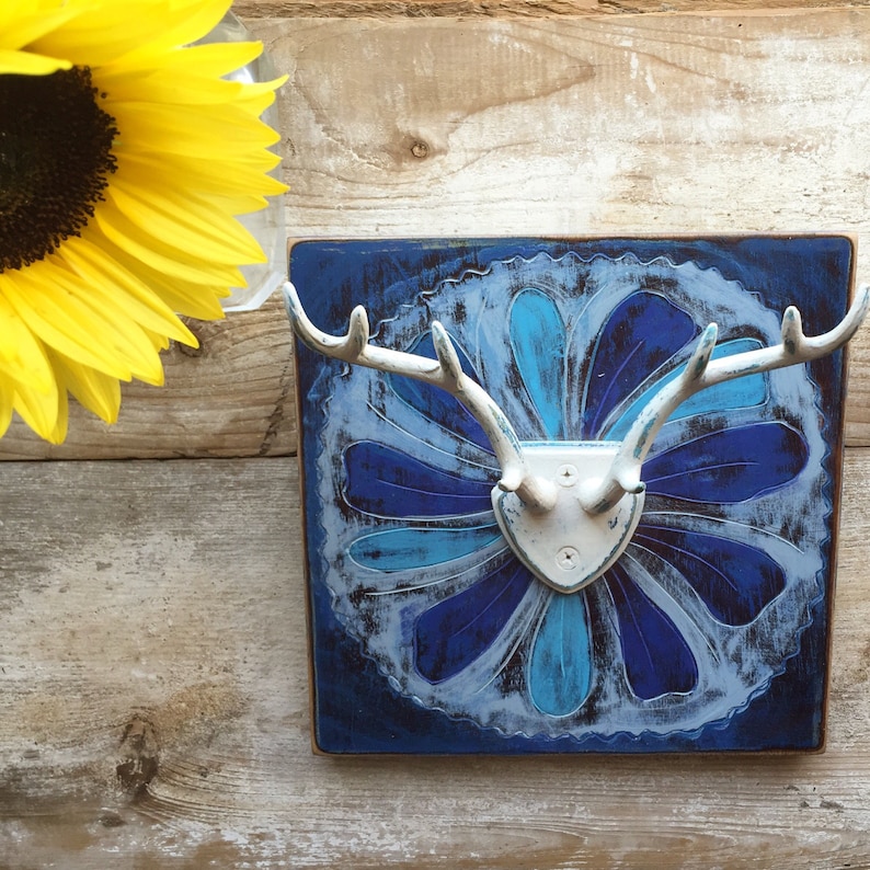 Chalk Painted Jewelry Holder