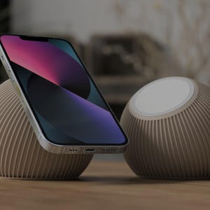 MagSafe Ladeständer für iPhone | 3D-Druck Smartphone Halter | Magnetischer Ladehalter | Minimalistisches Schreibtisch Zubehör | Apple Dock