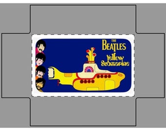 Yellow Submarine crib sheet | Baby fitted crib sheet