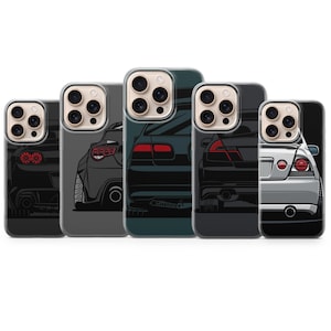 JDM cars Phone Case Japanese Culture Cover for iPhone 17, 17Pro, 16e, 15, 14, 13, 12, Samsung S25 Fe, S24, A17, A56, Pixel 10Pro, 9A