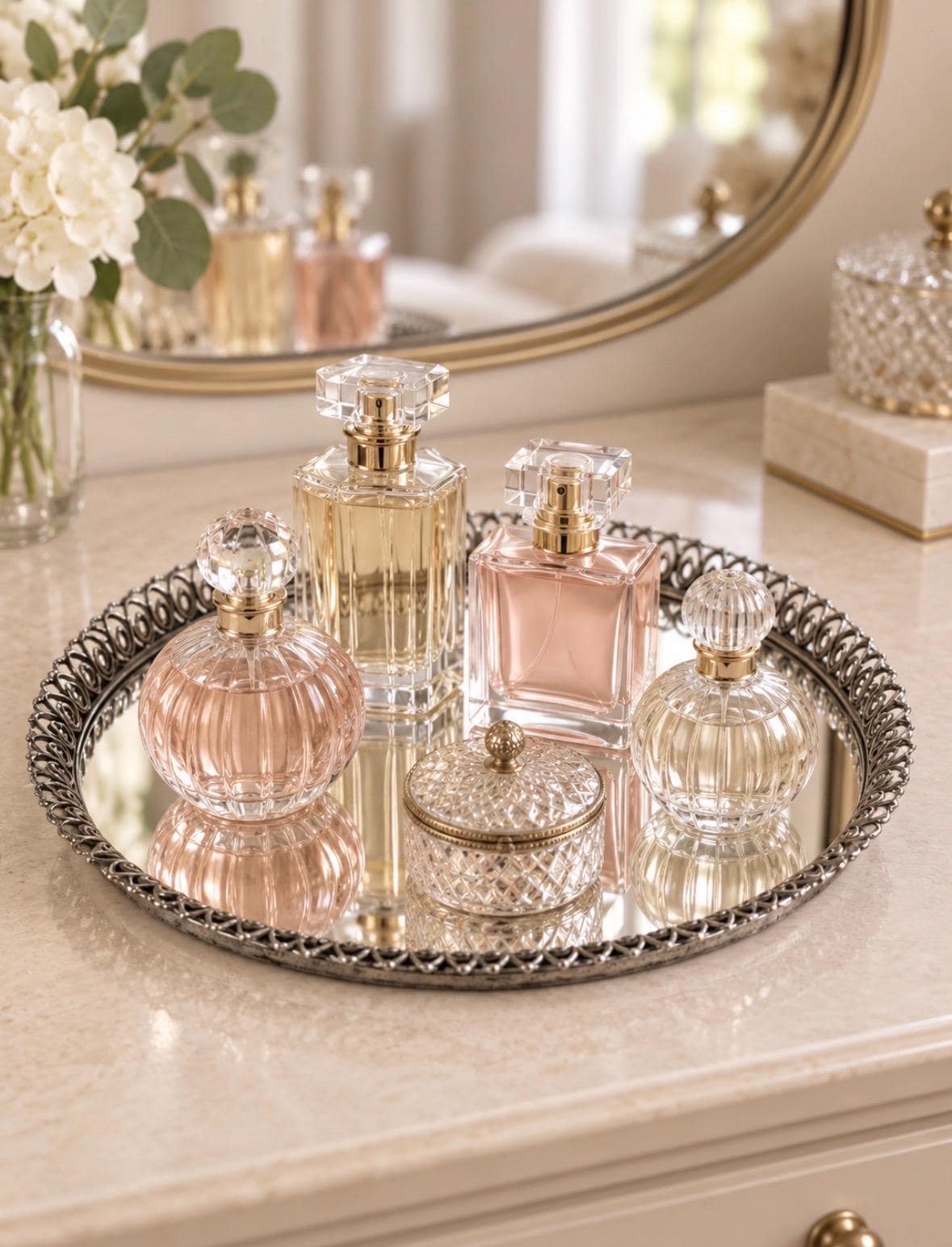 Vintage Mirror Tray - Etsy