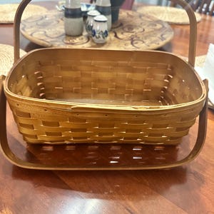 Panier avec poignée en érable canadien Heritage Mint LTD, 12 h x 8 l