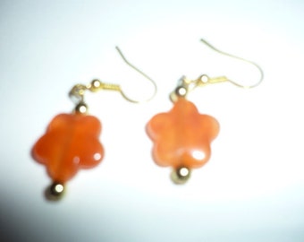 Earthy colour earrings