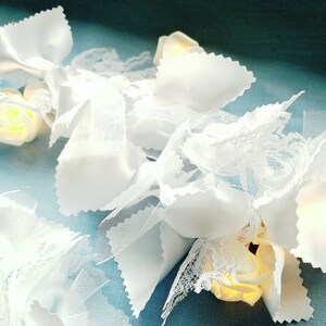 Flower Lights, Rose Lights, Rose Garland, Garland Lights, Lighted Garland, Wedding Lighting, Flower String Lights, Wedding Lights String