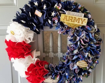 Army Mom Gift, Army Wreath, Army Wife Gift, Military Mom, Military Decoration, US Army Decor, Military Wreath, Military Wife Gift
