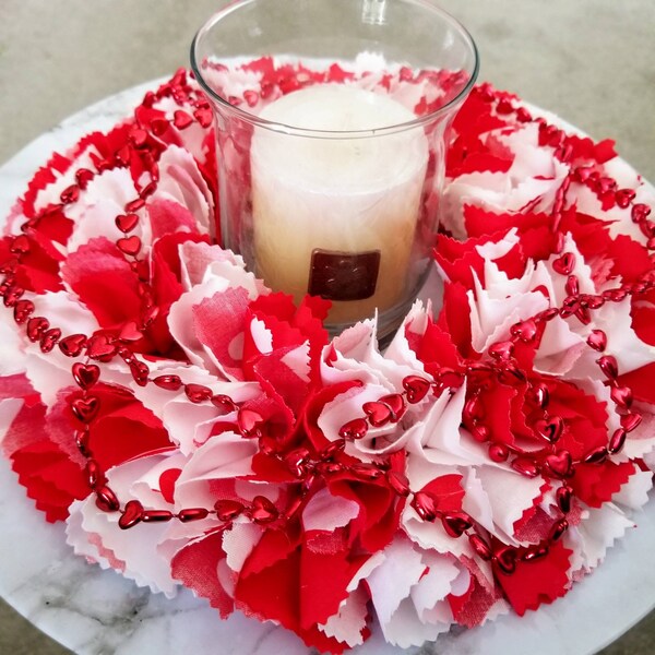 Pillar Candle Wreath Etsy